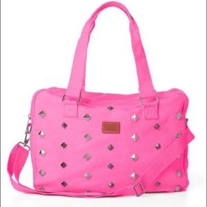 PINK Victoria Secret Studded Duffle Bag